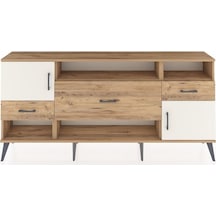 Arges Konsol 3 Raflı 3 Çekmeceli 2 Kapaklı 176x30x83 Çam-aytaşı/çam Aytaşı/çam
