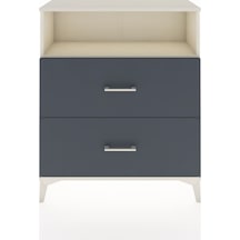 Arges Şifonyer Tek Raflı 2 Çekmeceli 88x30x106 Aytaşı-antrasit Aytaşı