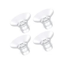 Xindoker Elektrikli Göğüs Pompası Yedek Parçası - 4 Adet Silikon Flanş Adaptörü 17mm Ve 19mm