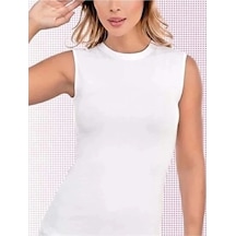 Epilons Zenvial Imer 1263 Kolsuz Sıfır Yaka T-shirt Zenviall2 Beyaz