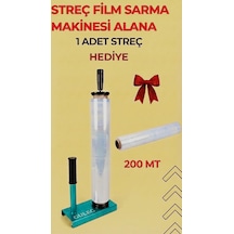 Glc Palet Streç Film Sarma Aparatı + Streç Film Hediyeli Turkuaz
