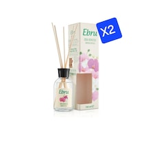 Ebru Orkide Rüyası Bambu Çubuklu Oda Kokusu 2 x 100 ML