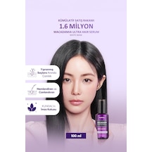 Kuru Ve Yıpranmış Saçlara Onarıcı Bakım Serumu Kundal Macadamia Ultra Hair Serum 100ml White Musk