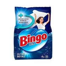 Bingo Matik Ultra Beyaz Toz Çamaşır Deterjanı 26 Yıkama 4 KG