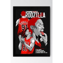 Dennis Rodman Çerçeveli Tablo - Basketbol Nba Posteri Tablo