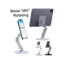 Tongxida Cbtx Boneruy L06x Telefon Standı - 360 Dönüşümlü, Koyu Gri Standı Koyu Gri