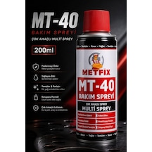 Çok Amaçlı Multi Bakım Spreyi 200 Ml Pas Sökücü Yağlayıcı Spreyi Mt-40