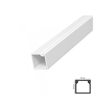 Kablo Kanalı 16X16 Mm 2 Metre Yapışkanlı Bantlı 6  Adet