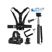 Gopro Eken Sjcam Aksiyon Kamera Aksesuarı Başlangıç Seti 6 Parça