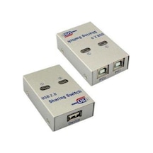 2 port 2.0 sharing switch yazıcı birleştirici