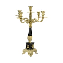 Vitale Royal Gold 5'li Şamdan 53 Cm Ak.ıu0429