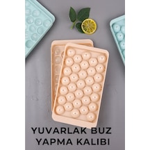 Yuvarlak Top Buz Kalıbı Pratik, Büyük Küre Buz Yapma Aparatı Viski, Kokteyl Ve İçecekler İçin Pl Diğer