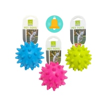 Nunbell Zilli Suda Batmaz Plastik Kirpi Top Köpek Oyuncağı 9 CM