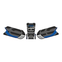 Bmw Gs R 1250 2013 - 2024 Uyumlu Tank Pad Set 002 Mavi