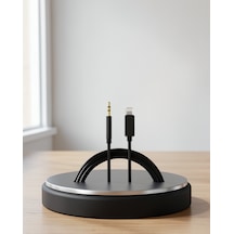 Apple Uyumlu iPhone Lightning 3.5mm Aux Adaptör Kablo Stereo Ses Aktarım Standart