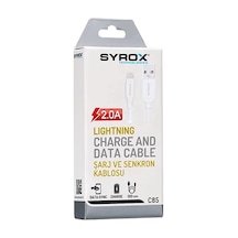 Syrox C85 2.0a Lightning Şarj & Data Kablosu