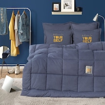 Karaca Home Motto Cotton Comfort Tek Kişilik İndigo