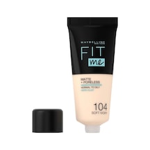 New York Fit Me +poreless Fondöten - 104 Soft Ivory 30 Ml 0