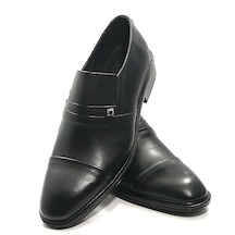Sahra Siyah Erkek Deri Klasik Ayakkabı