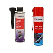 Dizel Yakıt Sistem Ve Enjektör Temizleyici 300 Ml + Silikon Sprey 500 Ml 2'li Set