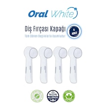 Oral White Diş Fırçası Kapağı 4 Adet