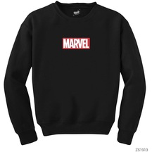 Marvel Classic Siyah Sweatshirt