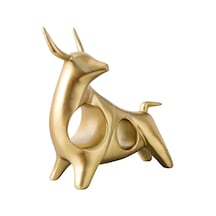 Homyl Sığır Heykel Öküz Yılı Süs Heykelcik Masa Üstü Yapıt B Tarif Edildiği Gibi