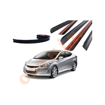 Hyundai Elantra 11-15 Uyumlu Bagaj Üstü Spoiler Mat Siyah