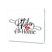 Tr Cam Kesme Tahtası Ve Sunum Tablası Kitchen Love Desenli 20 X 30 Cm Diğer
