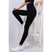 Modaruba Esemod Kadın Siyah Toparlayıcı Günlük Spor Şık Rahat Push Up Yüksek Bel Slim Fit Taytsiyah S Siyah