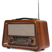 Nostalji Radyo Bluetooth Usb Destekli Büyük Boy Ve Güçlü Ses Rt-810