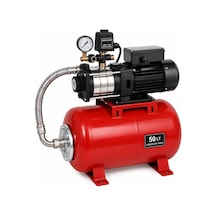 Alarko Srm 306 - 1.5 Hp 220v 50 Lt Tanklı Yatay Paslanmaz Çelik Paket Hidrofor 6 Kat / 12 Daire