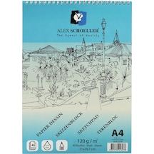 Alex Eskiz A4 120 G Spiralli 40Yaprak Alx -0278