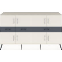 Arges Konsol 5 Raflı 3 Çekmeceli 8 Kapaklı 176x30x99 Aytaşı-aytaşı/antrasit Aytası/antrasıt - Aytası