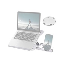 Joyhub Taşınabilir Dizüstü Bilgisayar Yükseltici Standı 8 Seviyeli Yükseklik Ayarlamalı 10 - 15.6 Inç Beyaz Yok Havalandırma