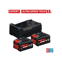 Bosch Expert Akü Seti 2 X Exba18v 5.5 Ah Akü+gal12v/18v Şarj Cihazı 1600a0373p