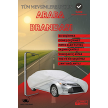 Gri Peugeot 207 Araba Brandası 4 Mevsim