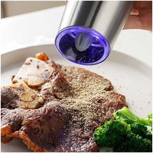 Ulzyvf Tuzu Otomatik Öğütücü, Kaba Ve İnce Ayarlanabilir Elektrikli Değirmen, Biber Ve Baharatlar İçin Pratik Ev Aleti, Wd Model