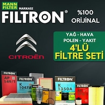 Citroen C4 1.4 Mann Filtron Filtre Bakım Seti 2005-2013