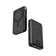 Shaza 10.000 Mah 22.5w Magsafe Taşınabilir Şarj Cihazı Siyah Siyah