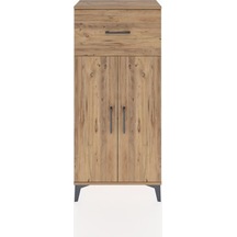Hyperion Dolap 2 Raflı Tek Çekmeceli 2 Kapaklı 60x44x134 Çam-çam Atlas Çam