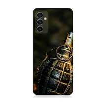 Samsung Galaxy M23 Uyumlu El Bombası Desenli Silikon Kılıf