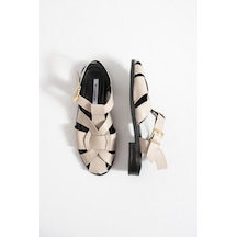 Wolk Shoes Asel Kadın Sandalet Bej