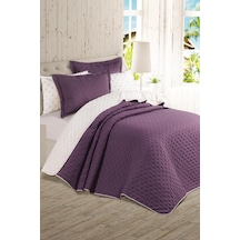 Washed Soft Çift Taraflı 6 Parça Çeyiz Seti Mürdüm Mürdüm