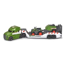 Dickie, 203735006, Fendt Çekici Ve Traktörlü Araç Seti, 2&apos Li Paket, Serbest Tekerlekli, Hareketli Ve Açılabilir Parçalar, 9 Cm, 32 Cm