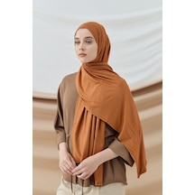Silk Home Aminenesil Modakaşmir Kiremit Renk Penye Şal Bordo