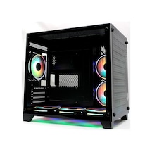 Tiranozor Ti-Game Pulse Black 6 Rgb Fan Black Mesh Gamıng Kasa