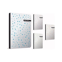 Gıpta 55640 Polka Notes İp Dikişli Sert Kapaklı Defter 13 21 120 Yaprak 1 Adet Çok Renkli