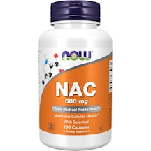 Now N.a.c N-acetyl Cysteine 600 Mg With Selenium 100 Kapsül