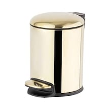 Ayrex System Pedallı Gold Çöp Kovası 3 Lt / 265x203x203 Mm Diğer
